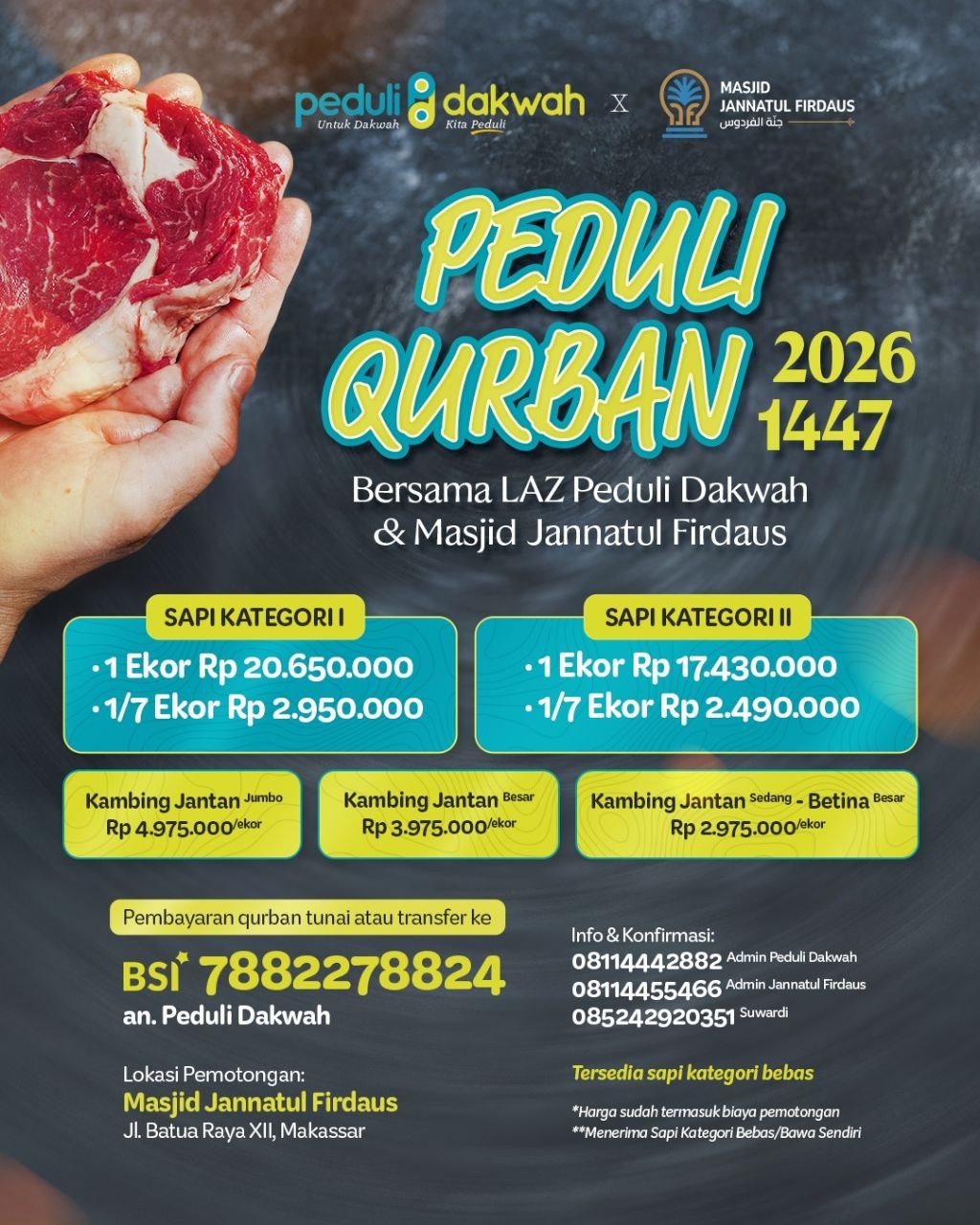 peduli qurban 2026/1447
